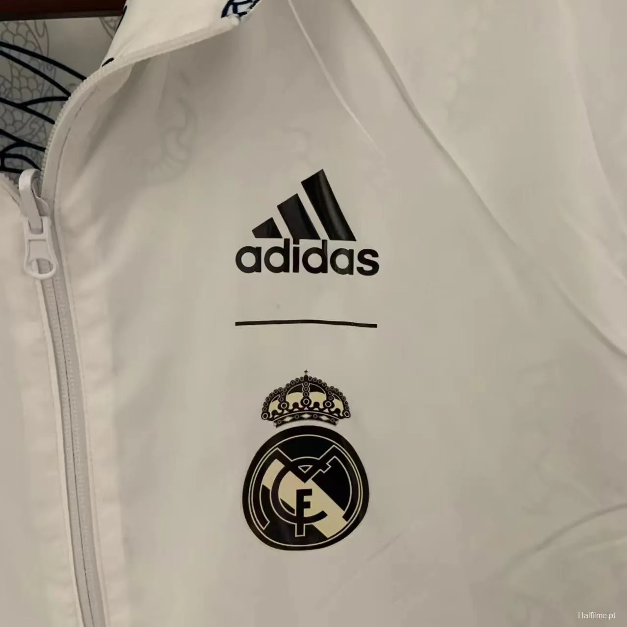 23/24 Real Madrid White Dragon Reversible Full Zipper Jacket