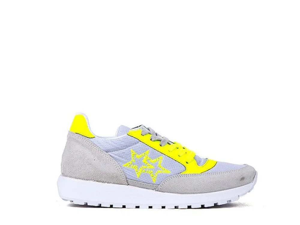 2STARS Sneakers Grigio Ghiaccio Giallo 2SD1960