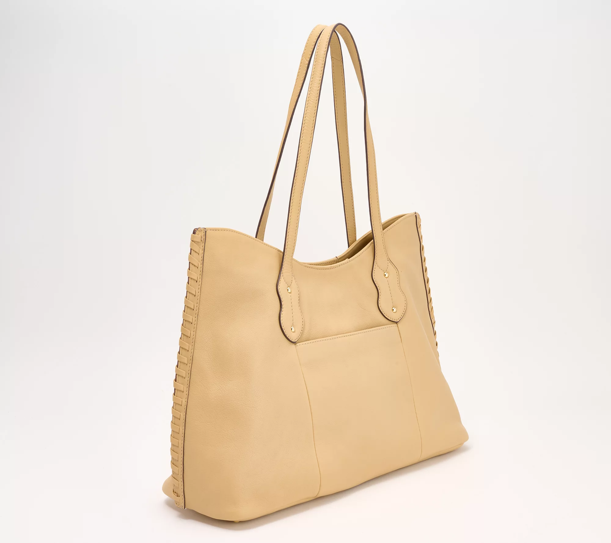 "As Is" Aimee Kestenberg Complete Me Whipstitch Leather Tote