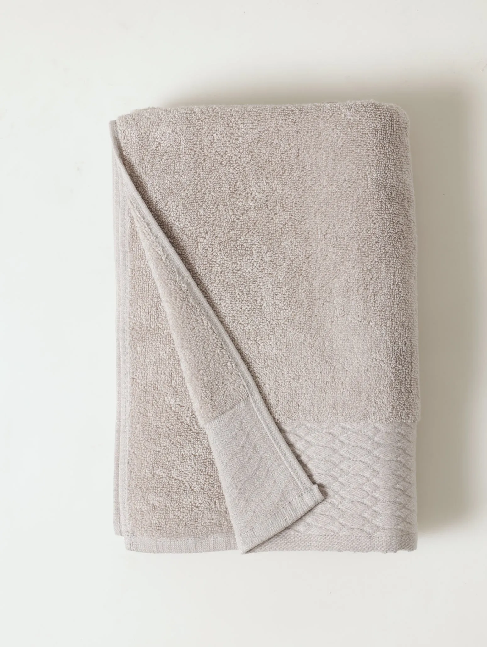 480gsm Micro Cotton Towels - Light Grey