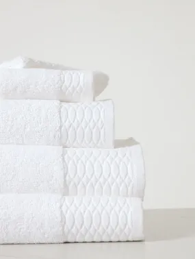 480gsm Micro Cotton Towels - White