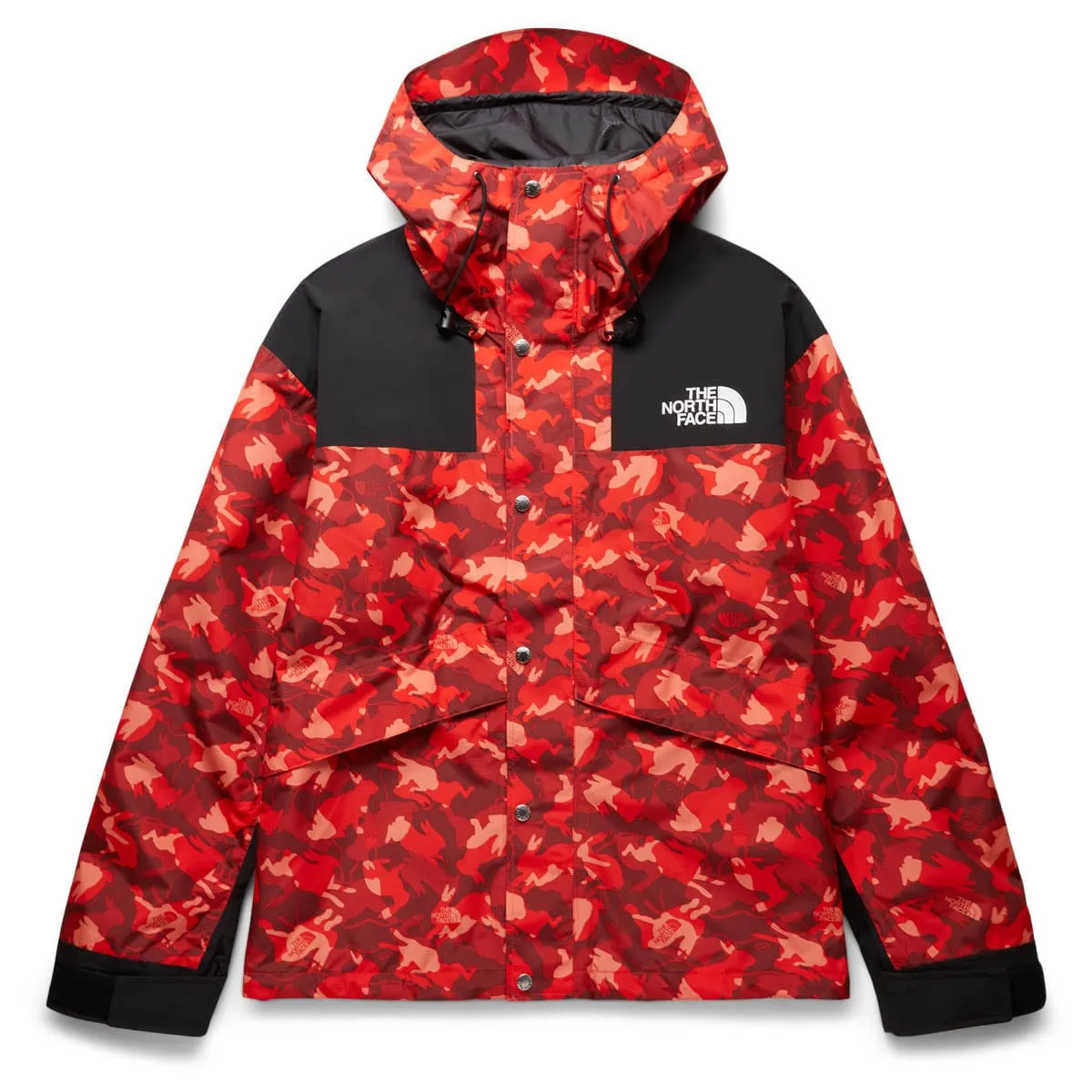 86 RETRO MOUNTAIN JACKET FIERY RED YEAR OF THE RABBIT PRINT | Bodega