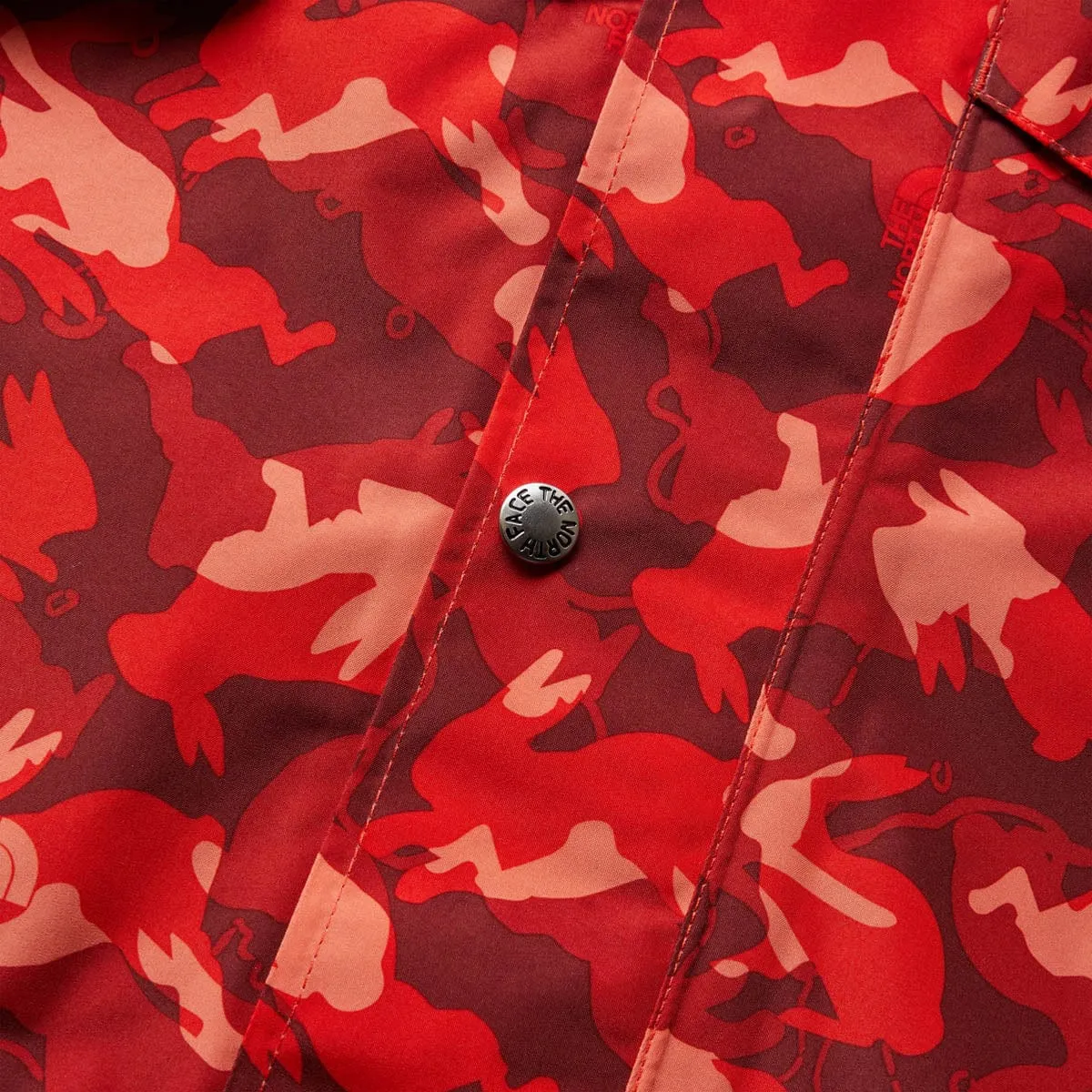 86 RETRO MOUNTAIN JACKET FIERY RED YEAR OF THE RABBIT PRINT | Bodega