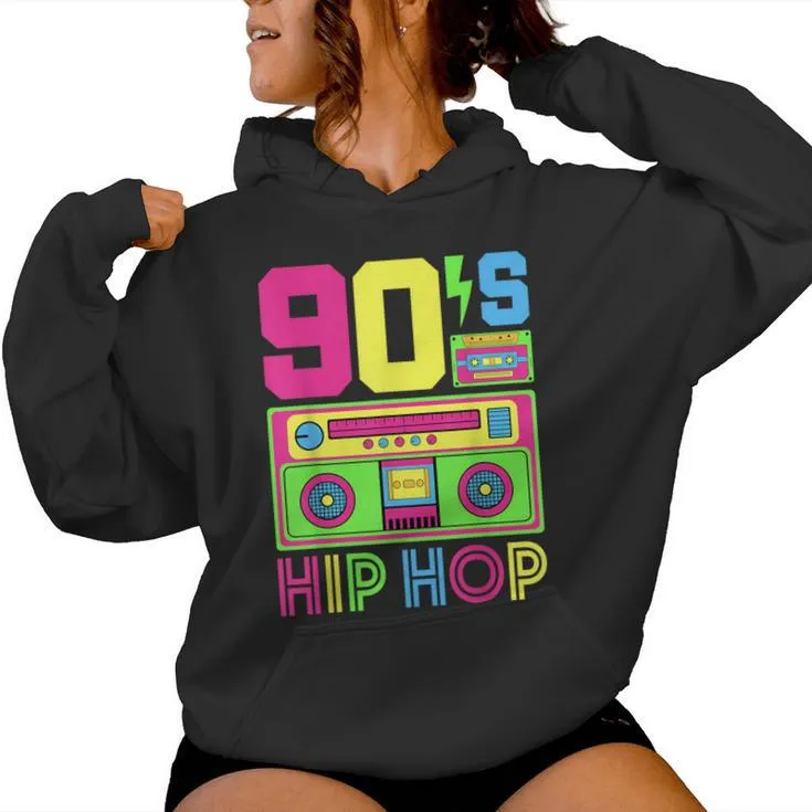 90S Retro Hip Hop Party Outfit Vintage 90S Hip Hop Women Hoodie