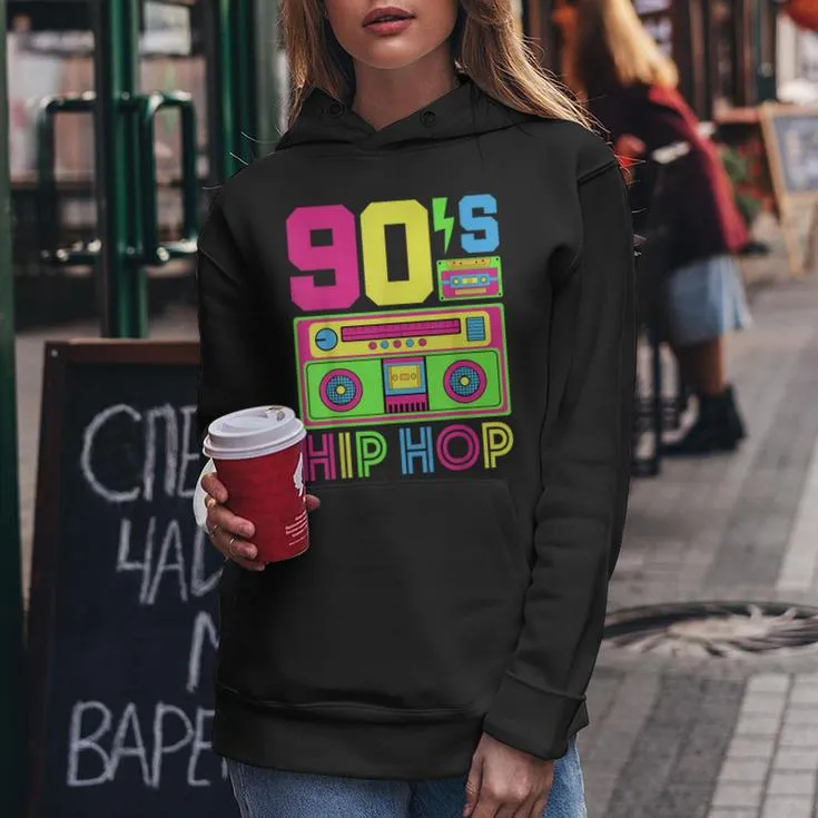 90S Retro Hip Hop Party Outfit Vintage 90S Hip Hop Women Hoodie