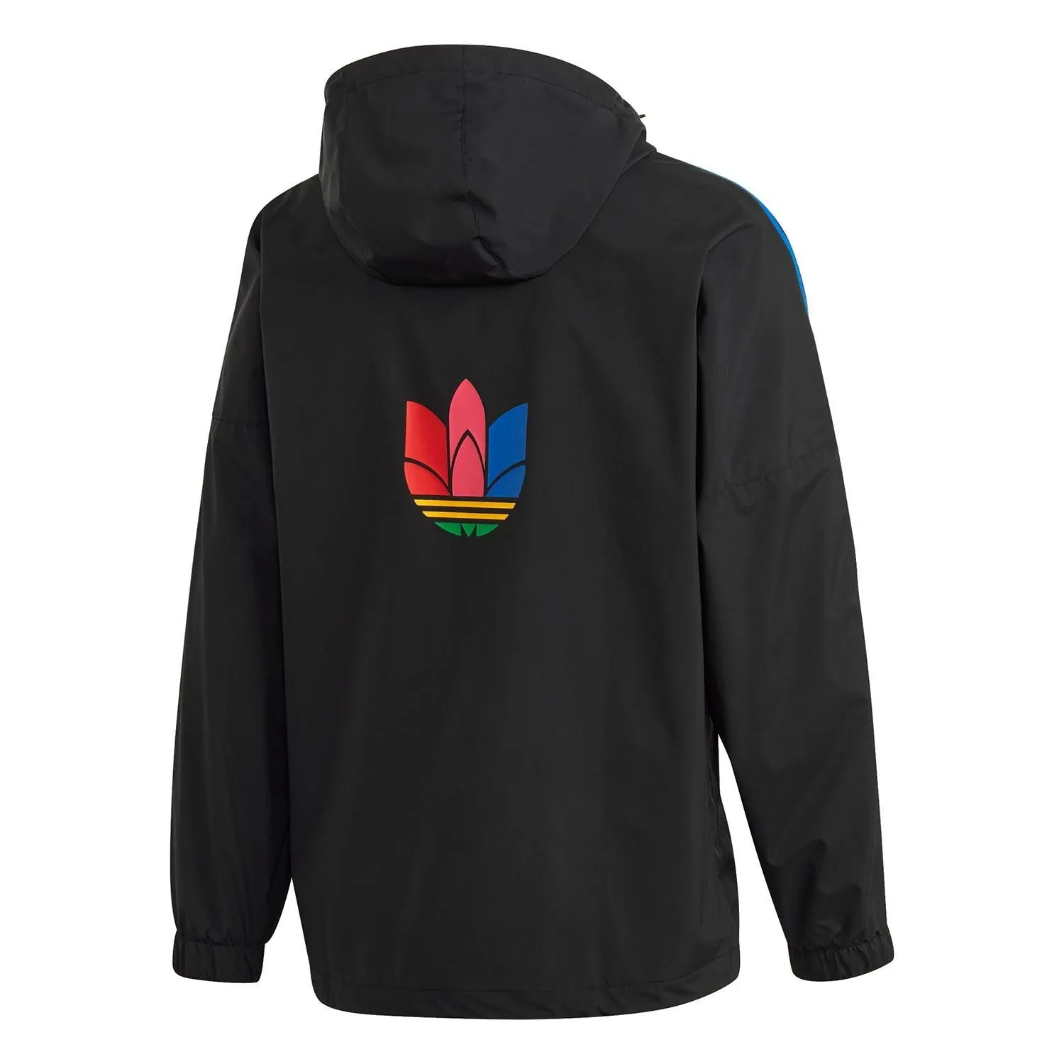 adidas Originals Adicolor 3D Trefoil Windbreaker - Black