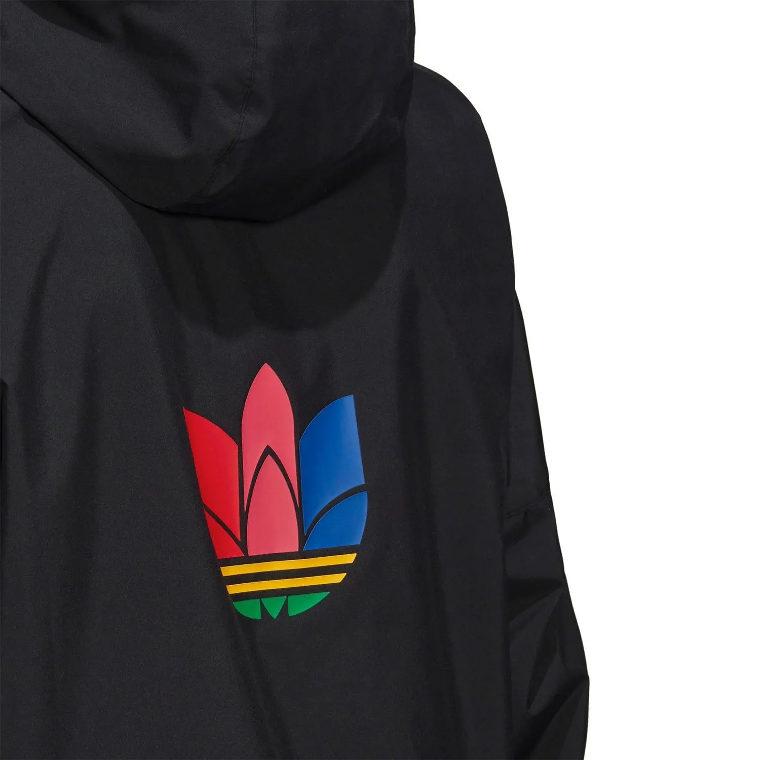 adidas Originals Adicolor 3D Trefoil Windbreaker - Black