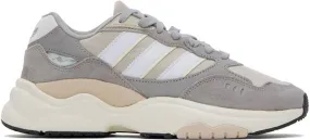 Adidas Originals Gray & Beige Retropy F90 Sneakers