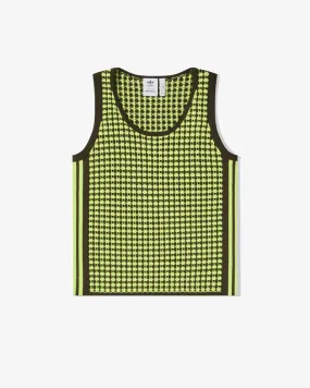 ADIDAS  Wales Bonner Crochet Vest Yellow/Brown 