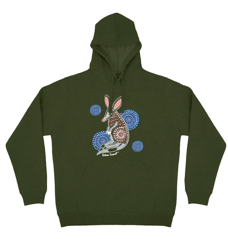 Adults Cozy Hoodie - Bilby By Kathleen Buzzacott