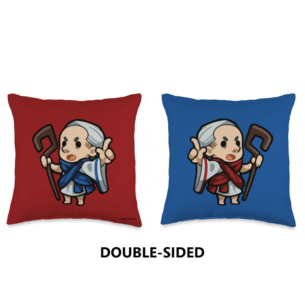 Age of Empires Chibi Wololo! Priest Throw Pillow