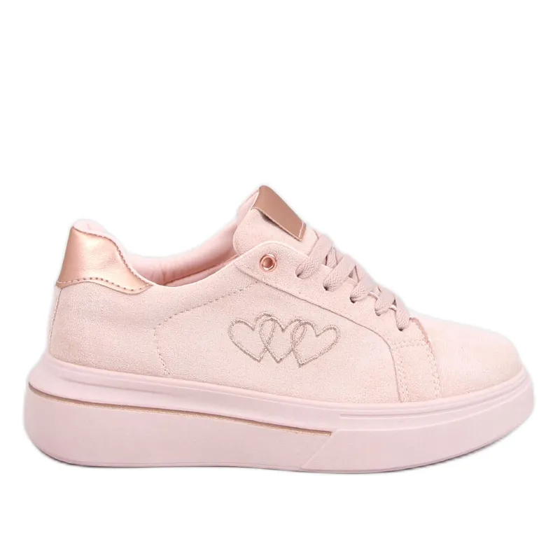 Akins Pink Women's Pastel Sneakers