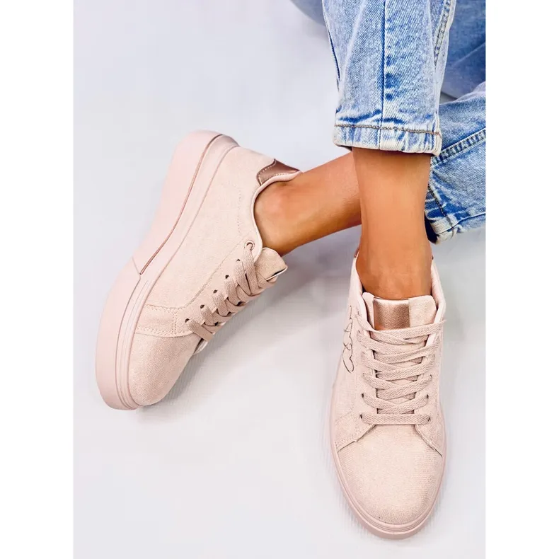 Akins Pink Women's Pastel Sneakers