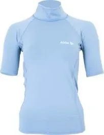 Alder Cruz Womens Short Sleeve Rash Vest - Blue