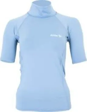 Alder Cruz Womens Short Sleeve Rash Vest - Blue