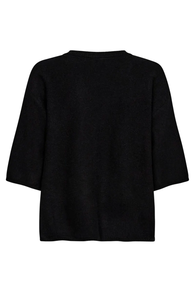 Alpi Pullover | Black | Strik fra Freequent