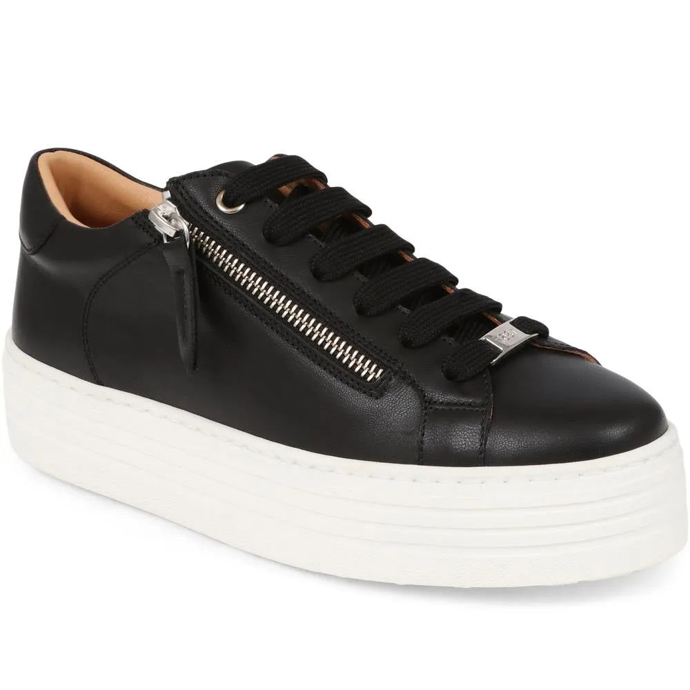 Amaliada Leather Platform Trainers - AMALIADA / 325 316