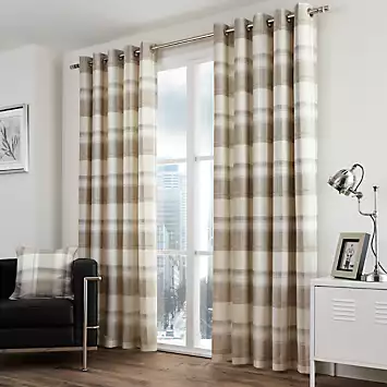 Balmoral Pair of Eyelet Lined Curtains | Kaleidoscope