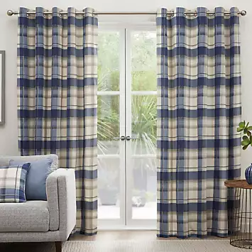 Balmoral Pair of Eyelet Lined Curtains | Kaleidoscope