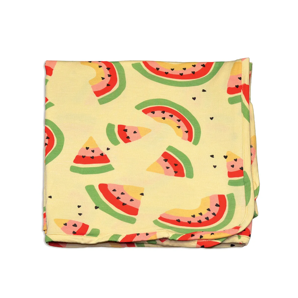 Bamboo Swaddle Blanket (Watermelon Rainbow Print)