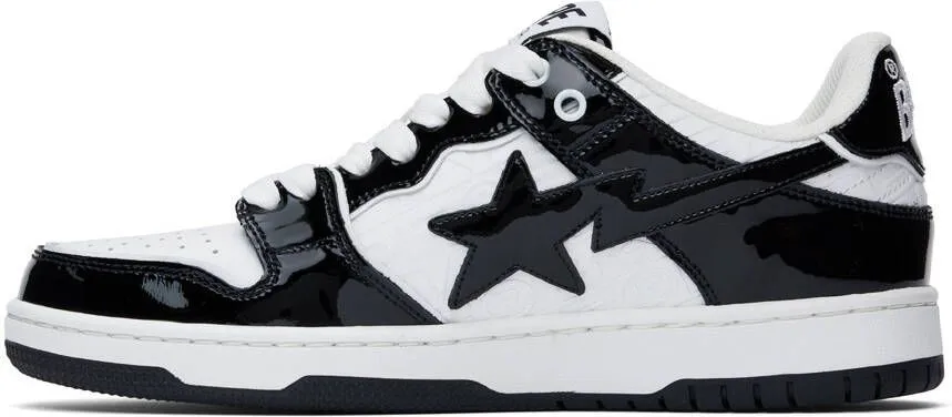 BAPE Black & White Sk8 Sta #5 M2 Sneakers