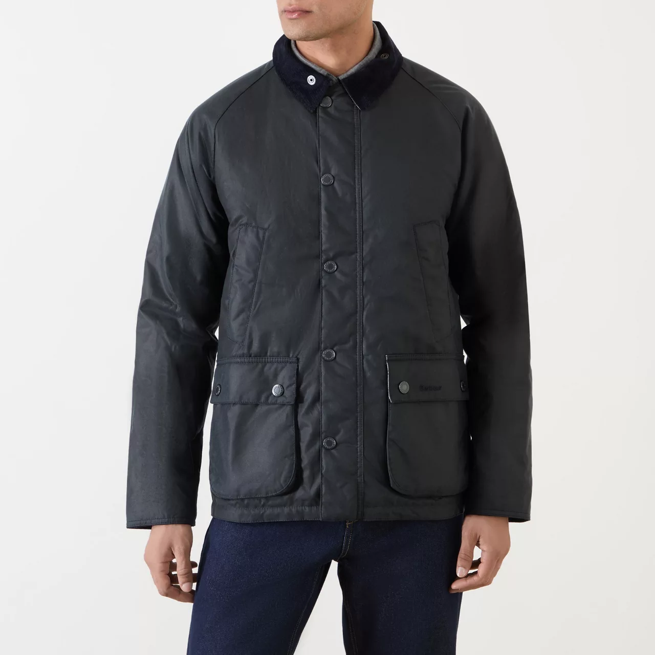 BARBOUR Ambleside Waxed Jacket - Navy