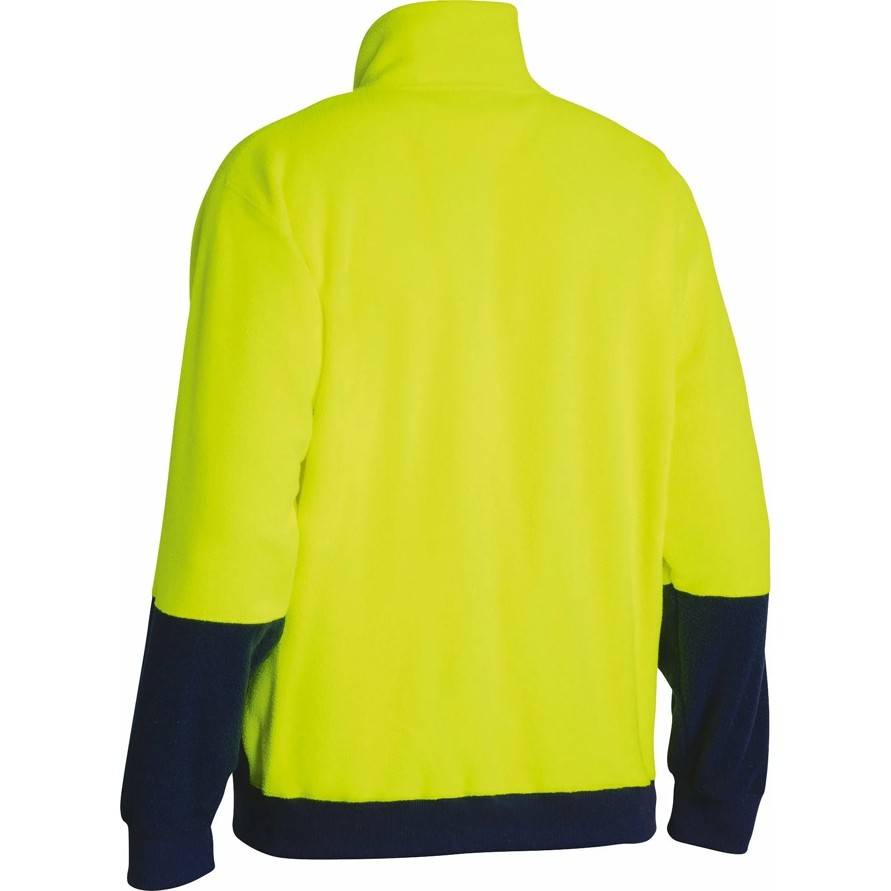 Bisley Hi Vis Polar Fleece Zip Pullover