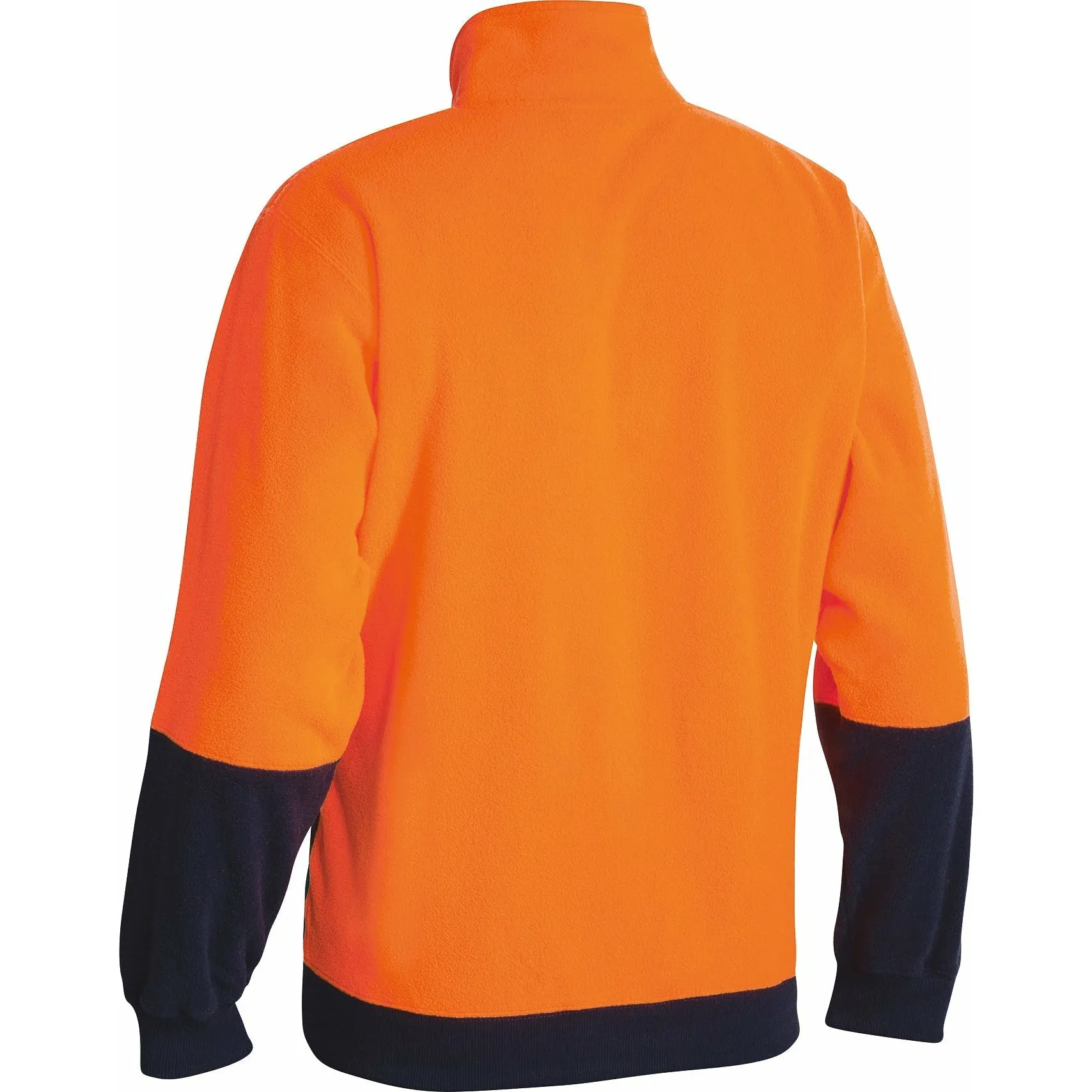 Bisley Hi Vis Polar Fleece Zip Pullover