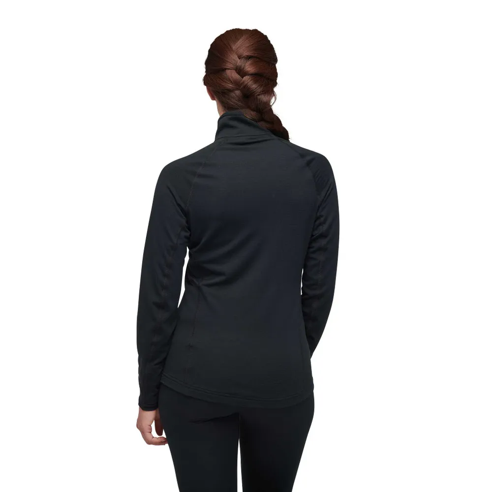 Black Diamond Women's Coefficient LT Quarter Zip Pullover