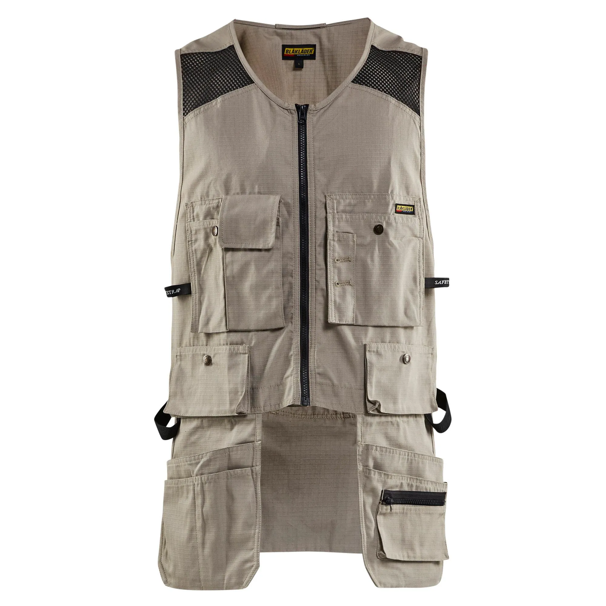 Blaklader 3115 Rip Stop Kangaroo Mesh Vest - Stone