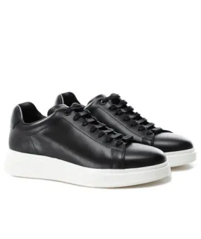 BOSS Leather Bulton Trainers