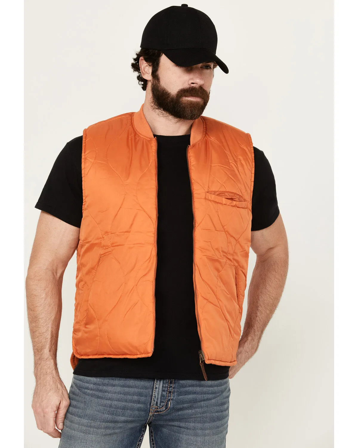 Brixton Men's Abraham Reversible Zip Vest