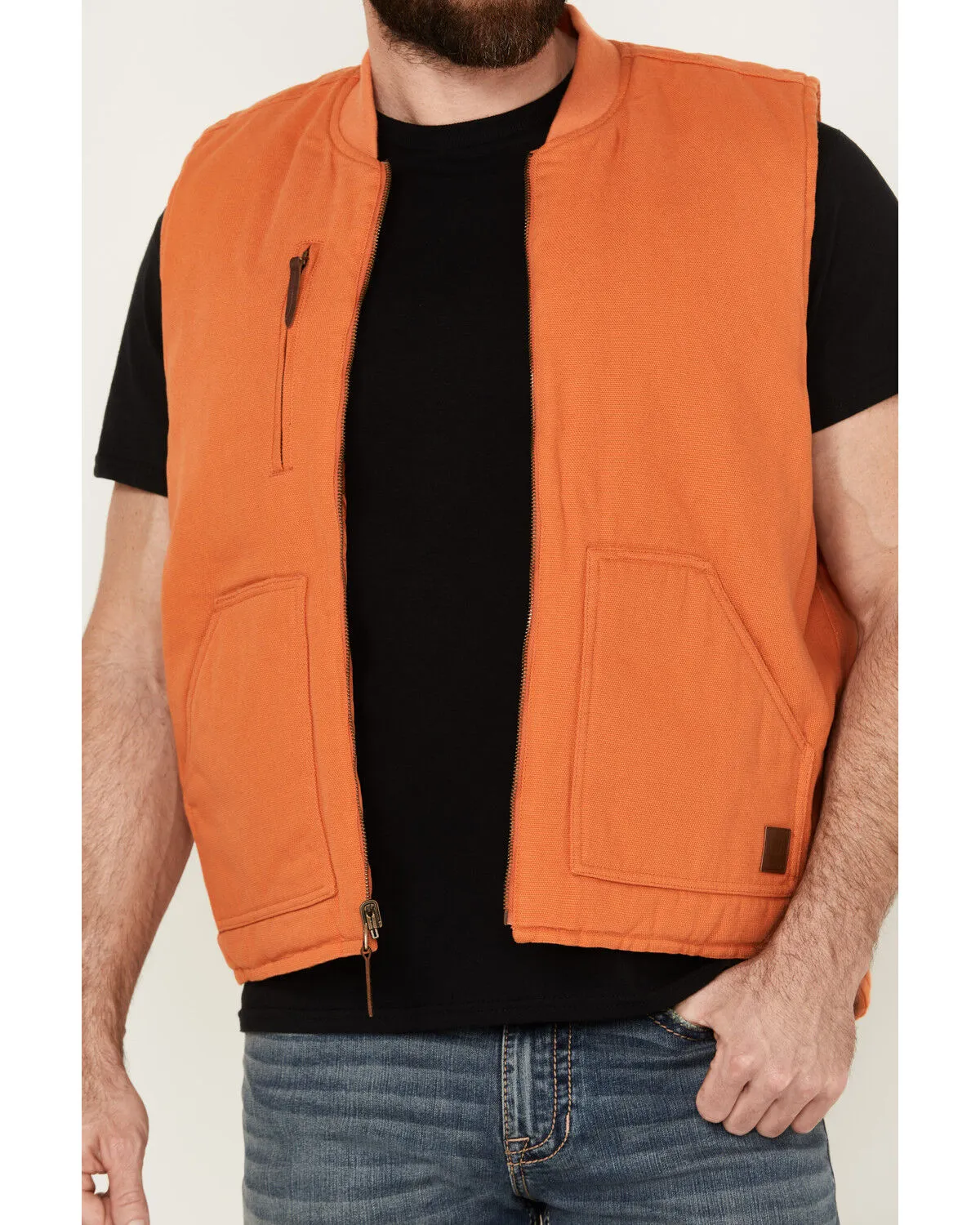 Brixton Men's Abraham Reversible Zip Vest