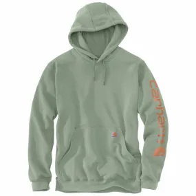 Carhartt Men's Signature Logo Hooded Pullover Sweatshirt