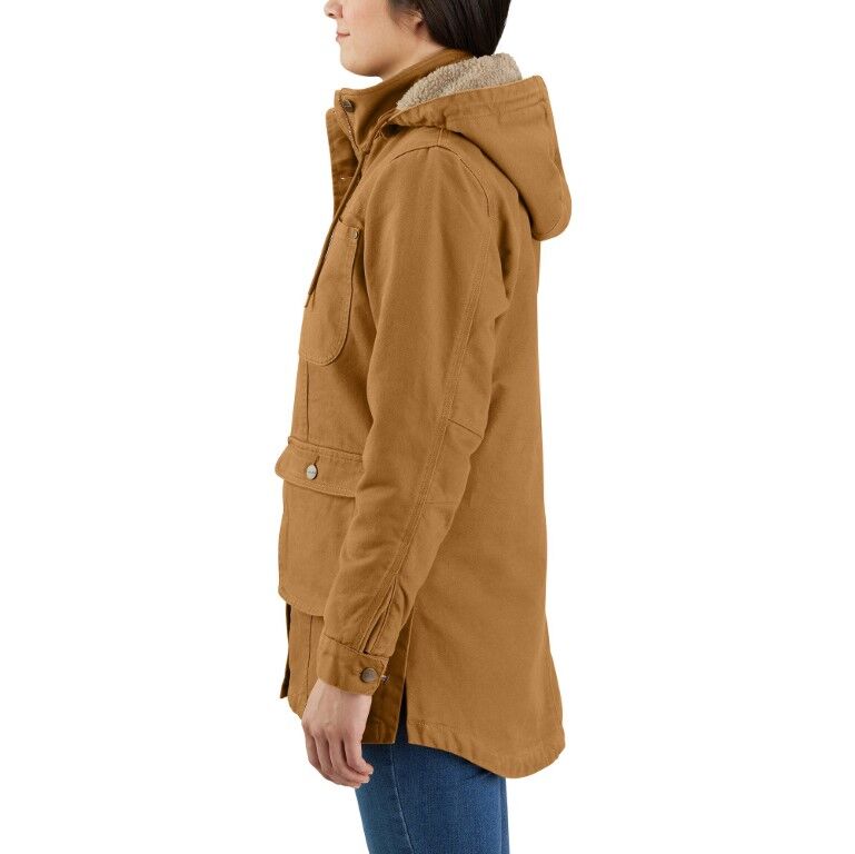 Carhartt Women's Loose Fit Field Jacket in Carhartt Brown