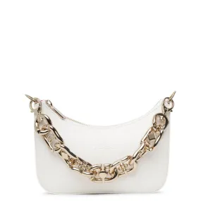 Christian Louboutin Loubila chain white mini shoulder bag