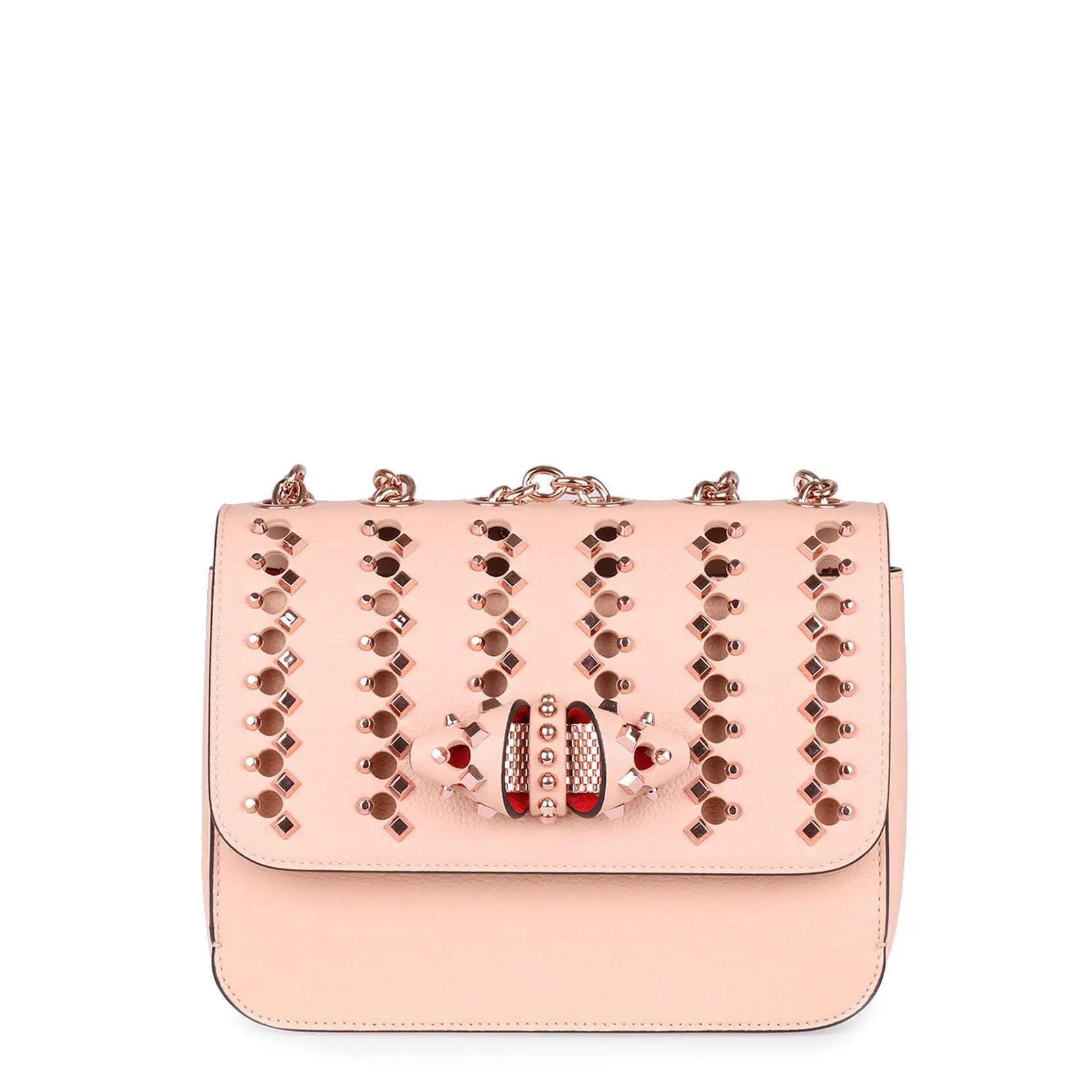 Christian Louboutin Sweet Charity rose gold shoulder bag