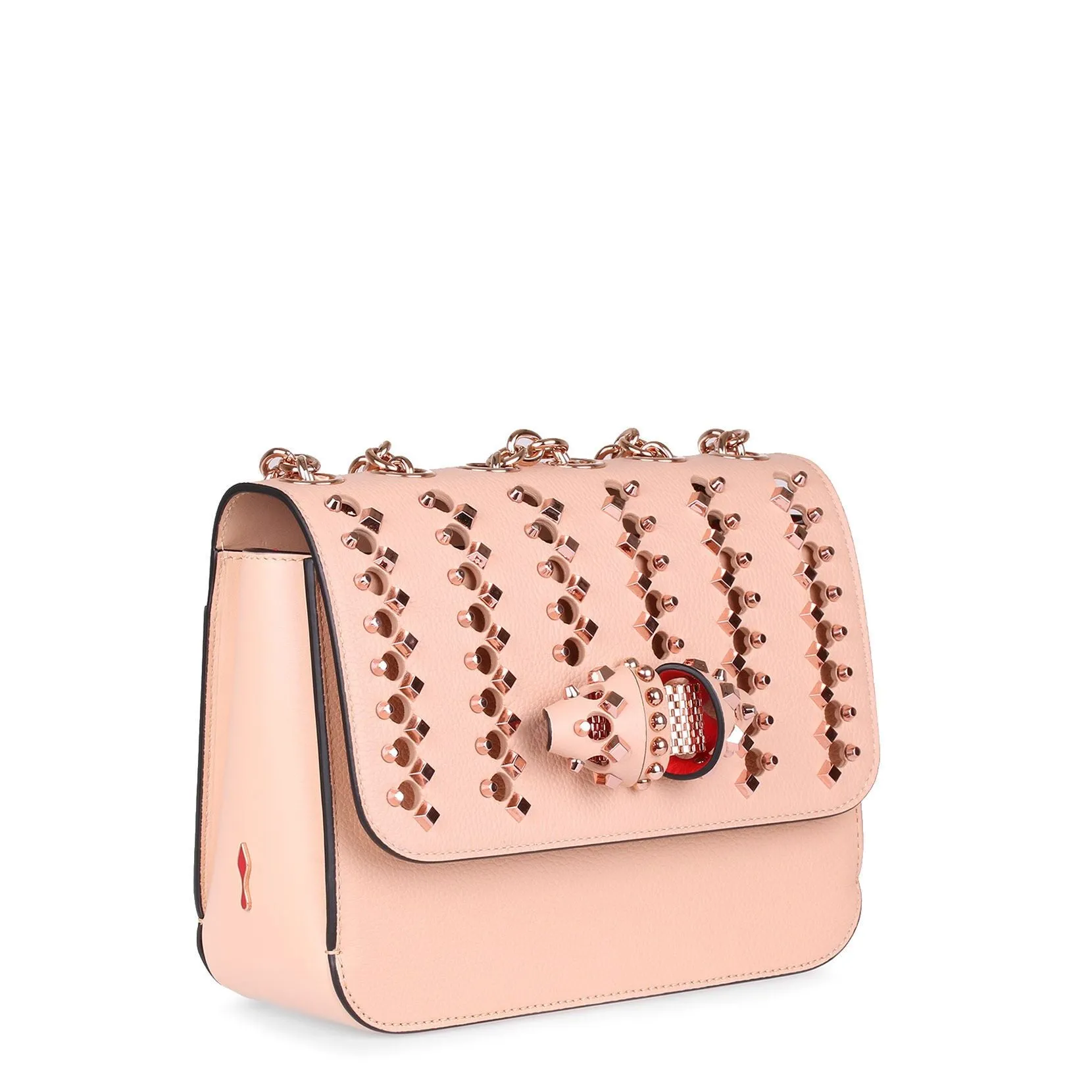 Christian Louboutin Sweet Charity rose gold shoulder bag