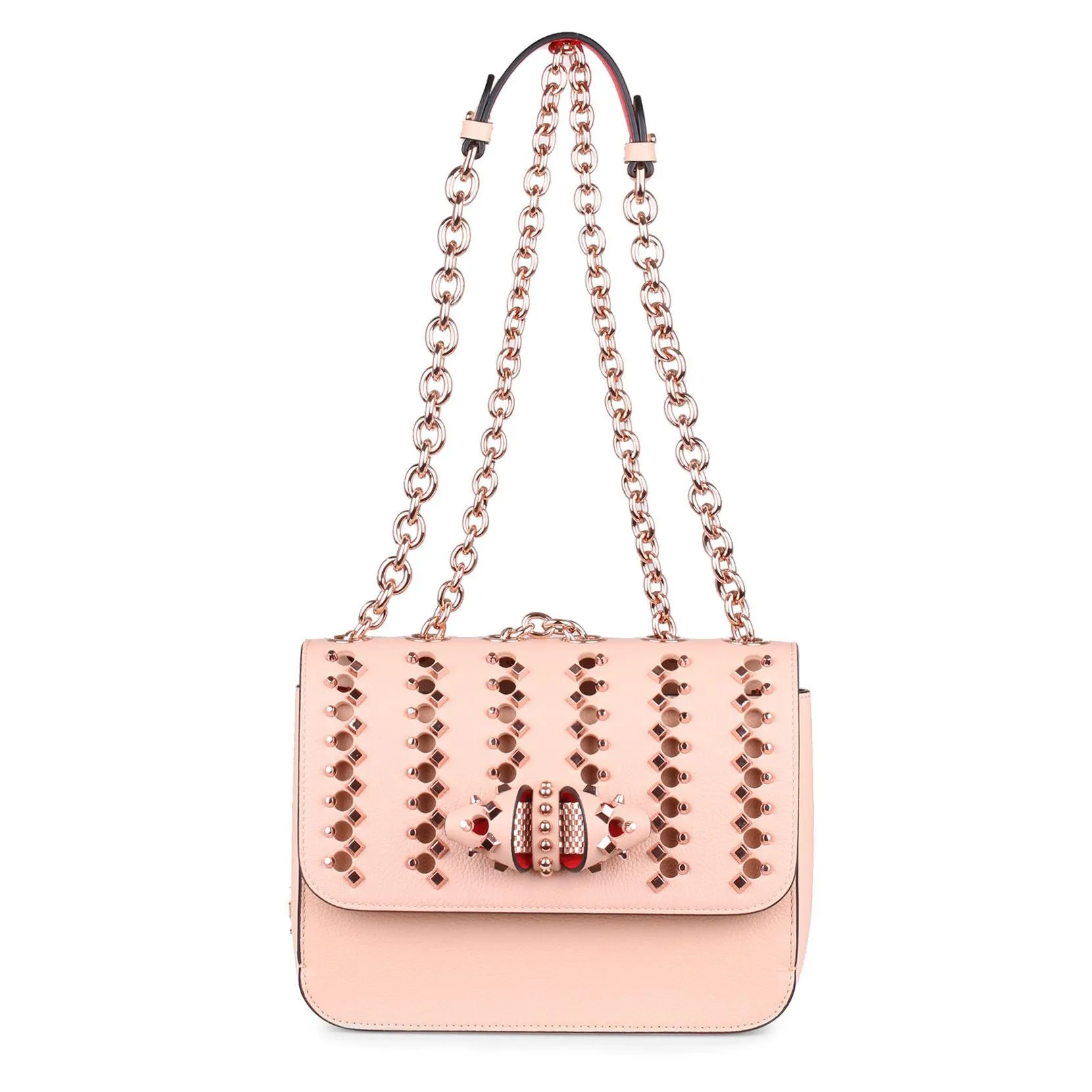 Christian Louboutin Sweet Charity rose gold shoulder bag