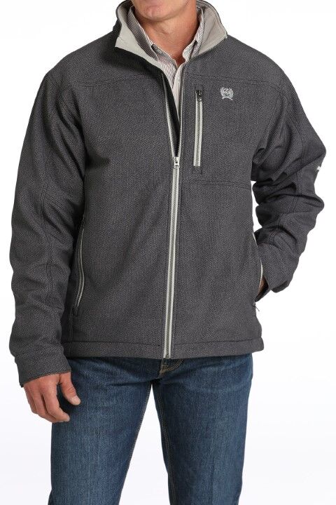 Cinch Men's Concealed Carry Bonded Jacket in Grey