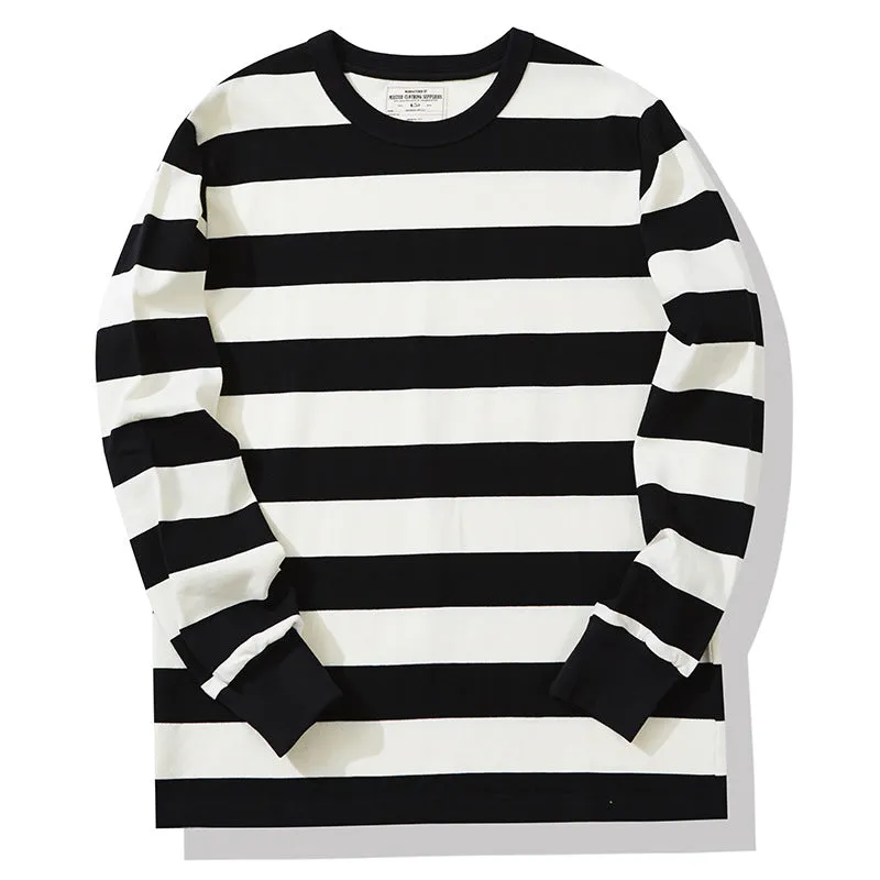 Classical Casual Thick Pullover T-Shirt Men