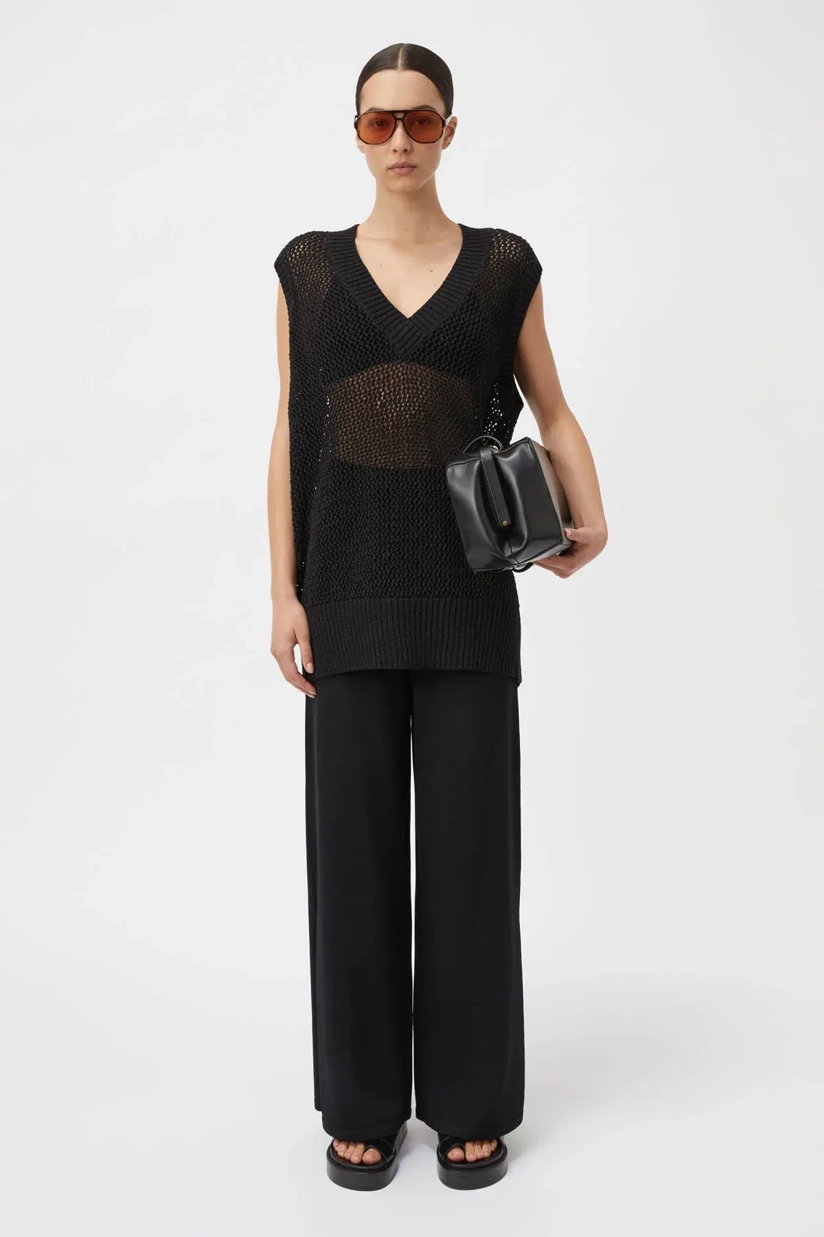 C&M Camilla & Marc Adelpha Knit Vest | Black