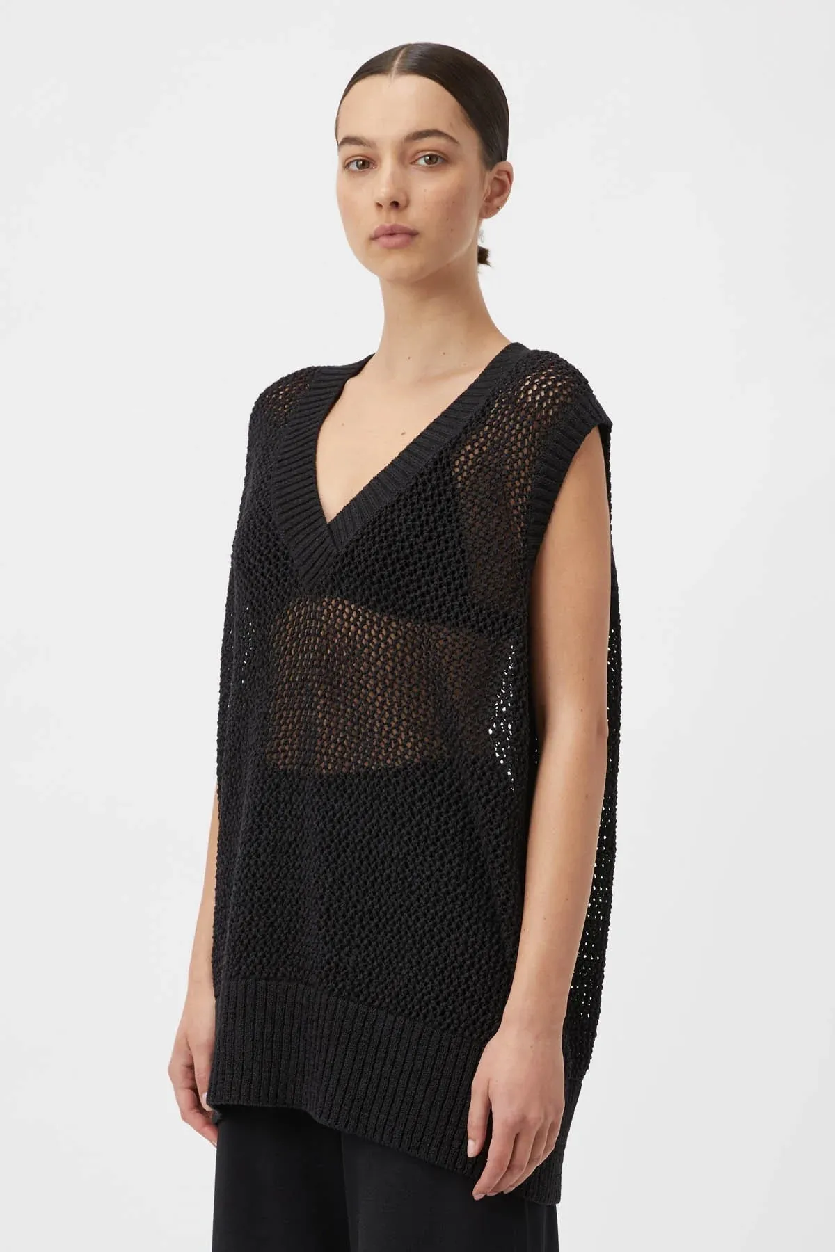 C&M Camilla & Marc Adelpha Knit Vest | Black