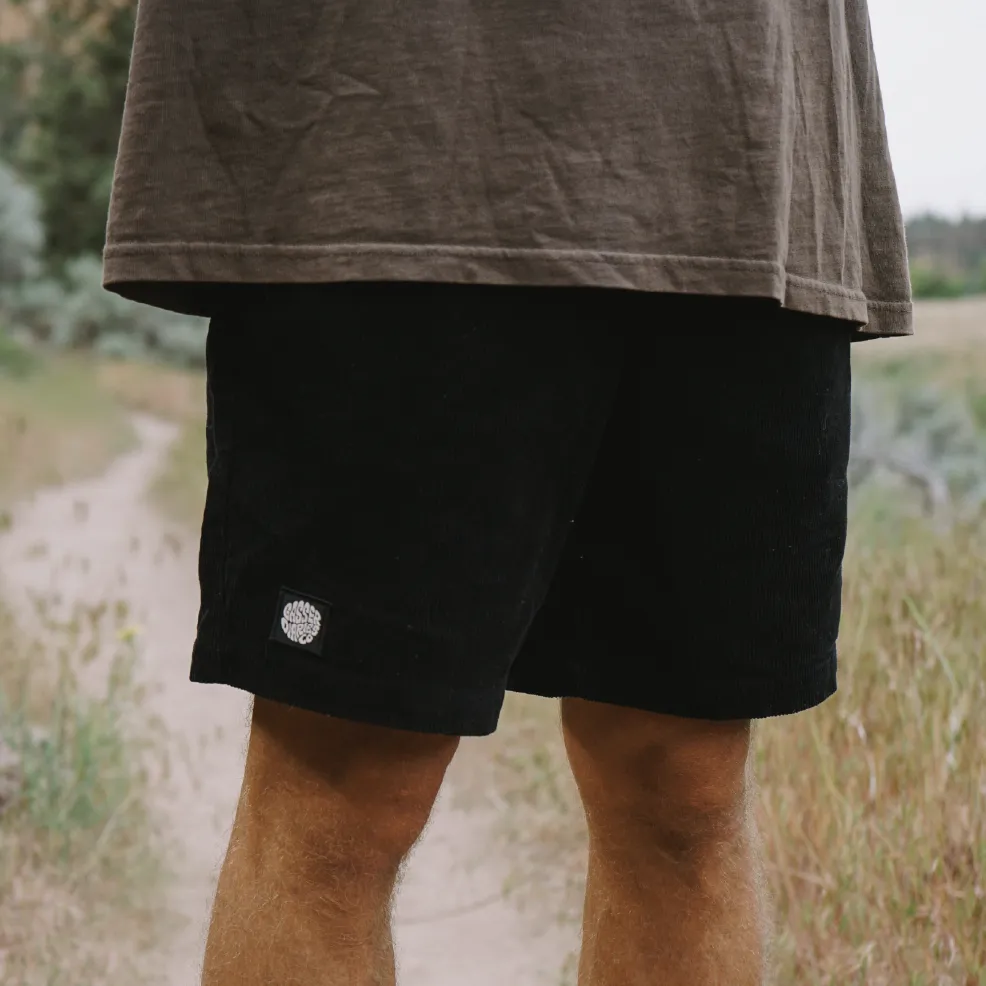 Cord Shorts - Black