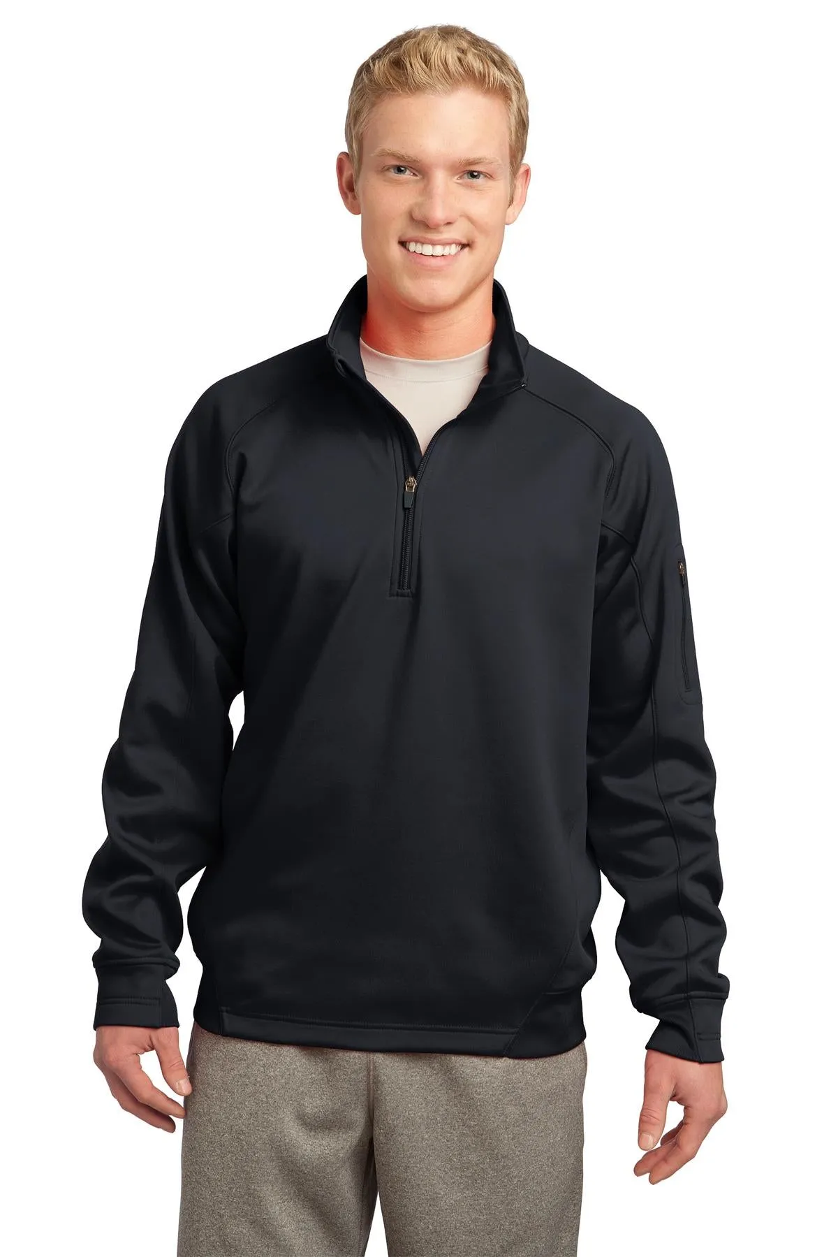 Custom Embroidered - Sport-Tek Tech Fleece 1/4-Zip Pullover. F247