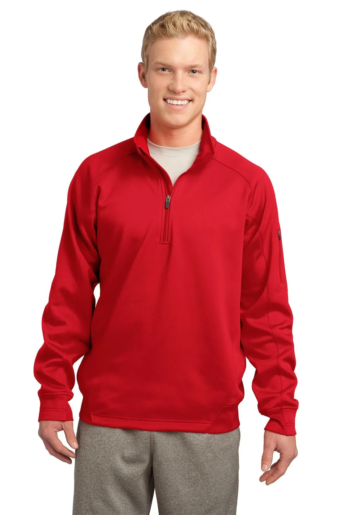 Custom Embroidered - Sport-Tek Tech Fleece 1/4-Zip Pullover. F247