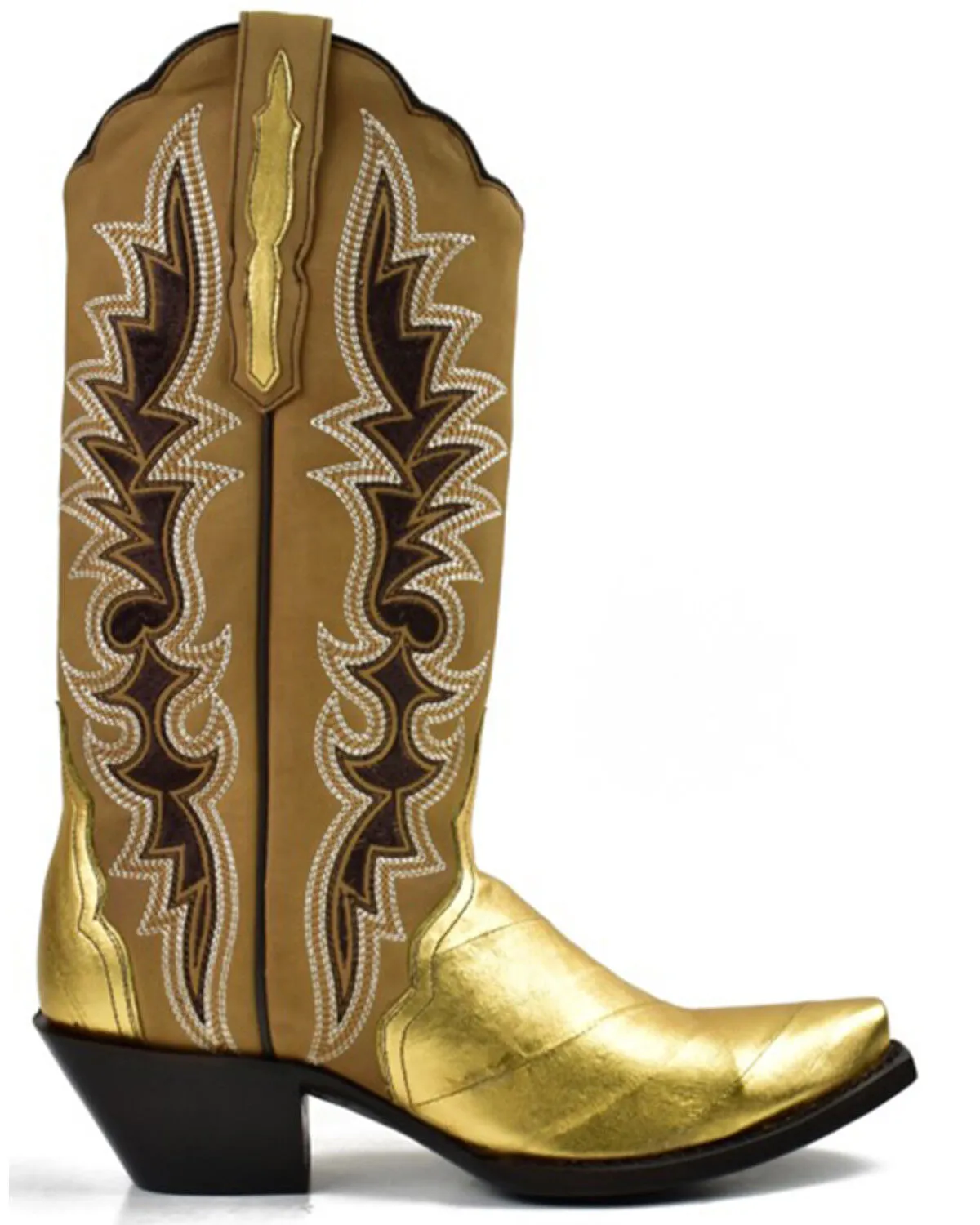 Dan Post Women's Eel Exotic Western Boot - Snip Toe