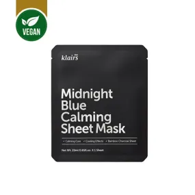 Dear Klairs Midnight Blue Sheet Calming Mask