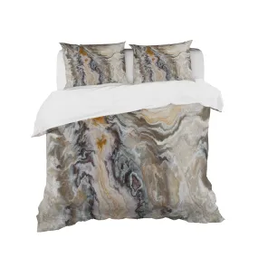 Designart Onyx Detail Composition Mid-Century Modern Duvet Cover Set