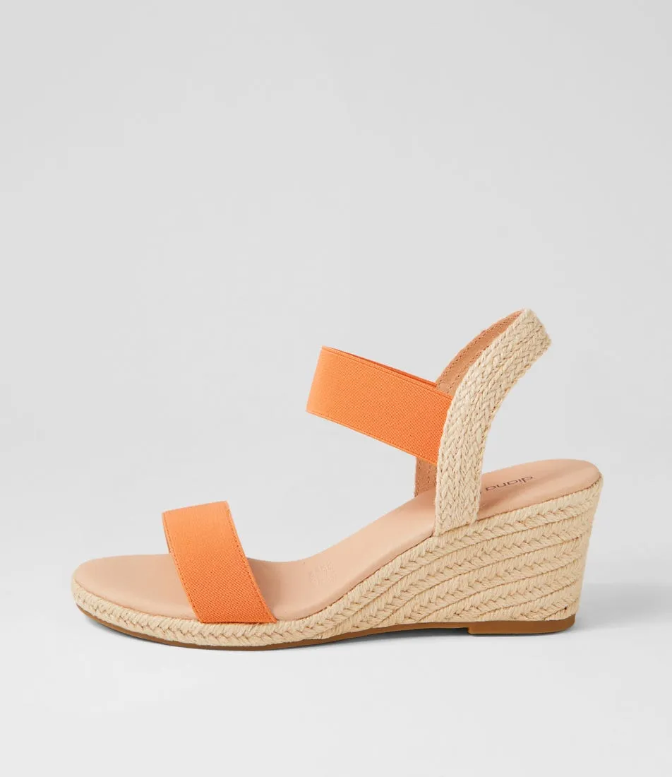 DIANA FERRARI Jeppattie Apricot Elastic Sandals